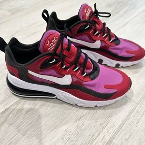 Women’s Nike Air Max 270 React Noble Red Size 8.5